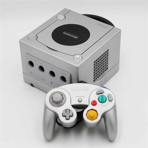 GameCube - Silver - Original Kasse - Konsol - SNR DEH11044061 (B Grade) (Genbrug)